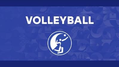 Volleyball sport title graphic
